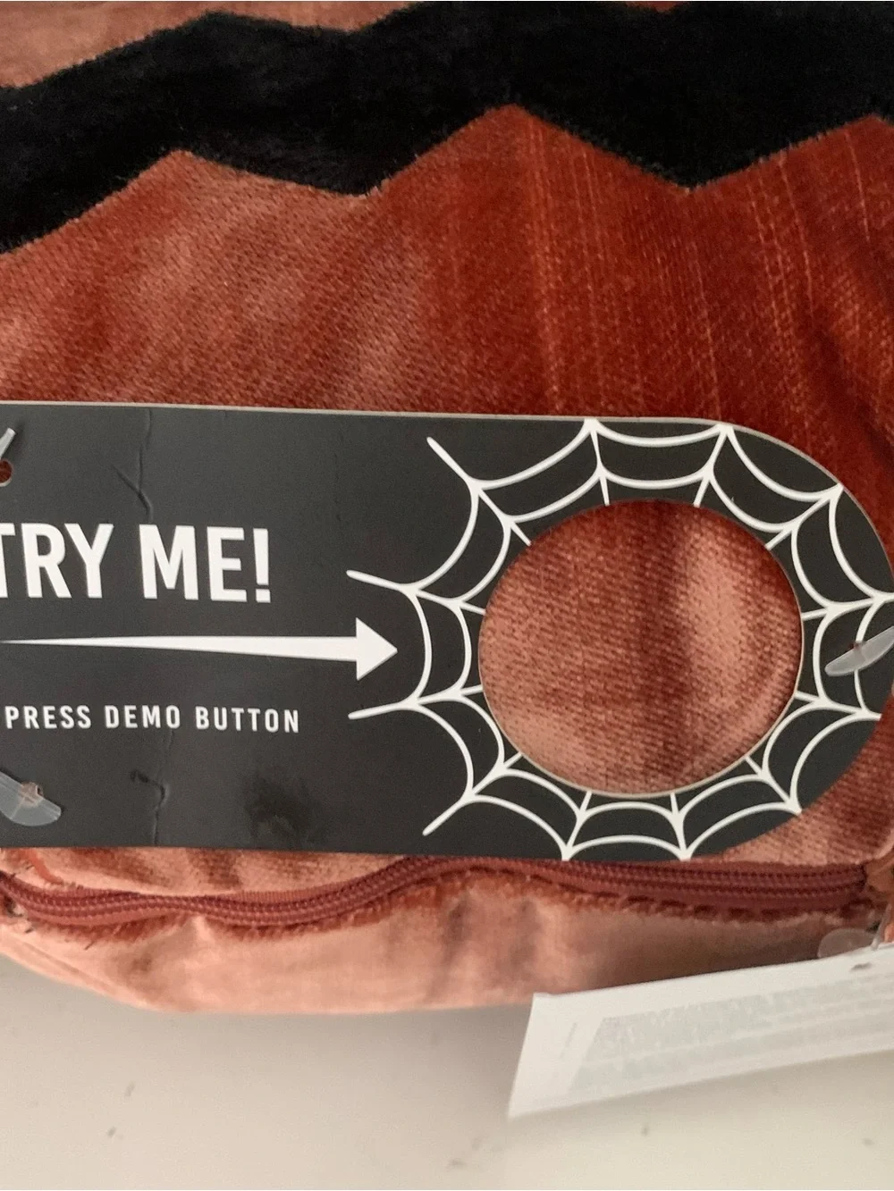 Marta Stewart Halloween decorative pillow light up